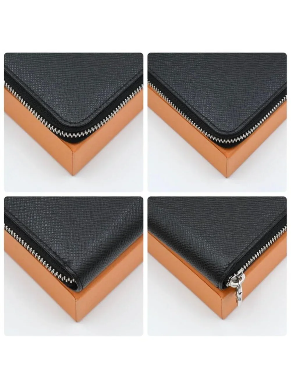 Louis Vuitton Taiga Zippy Wallet Horizontal Black